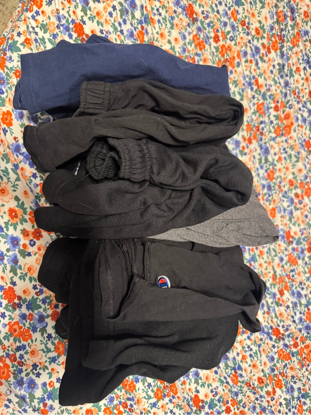 Champion Men's Mixed Sweatshirt Stack - Black & Navy